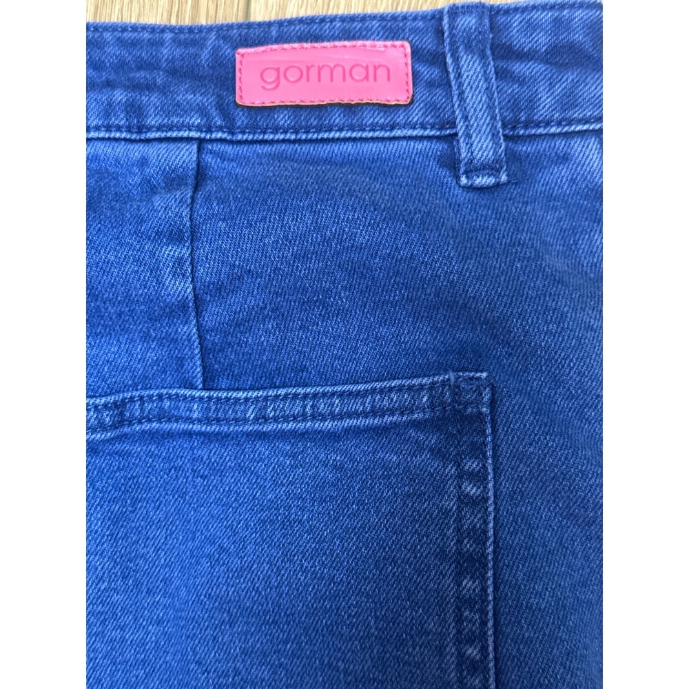 Gorman Blue High Rise Wide Leg Jeans Size 18 Cotton Denim Australia - Picture 5 of 6